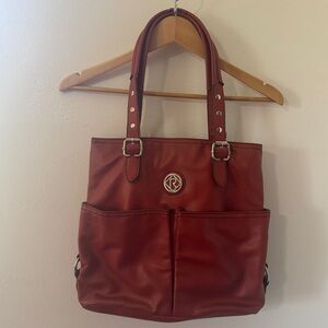 Relic Burnt Orange Vegan Leather Large Shoulder Bag Purse